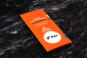 리플렛 디자인 예시 2