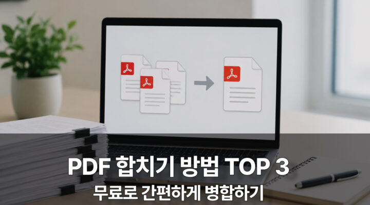 PDF 합치기 방법 TOP 3