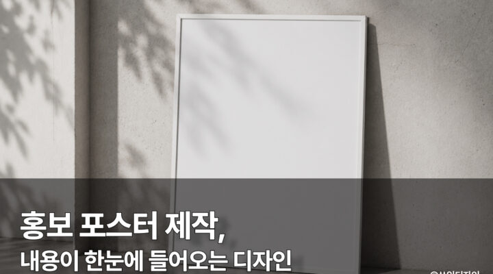 홍보 포스터 제작